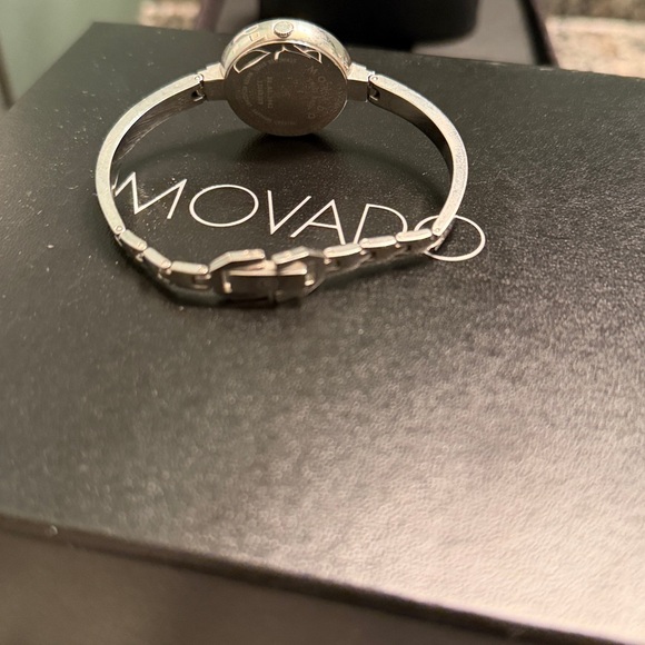 Movado Silver Watch with Pink Dial women’s - Picture 5 of 6